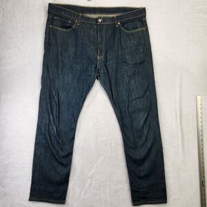 Levis 508 Regular Taper Fit Jeans Dark Wash Indigo Blue 40x32 16508-0329 Mens